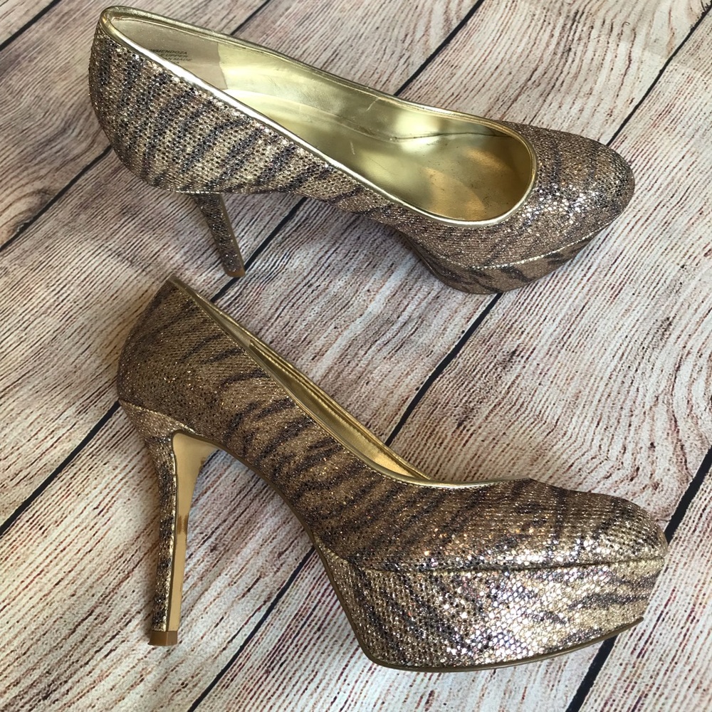 Sparkly Platform Heel